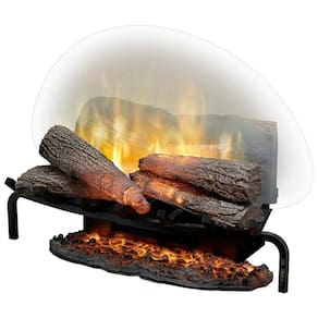 Lareira Elétrica Ecológica 26" 66cm com Controle Remoto, Design Autêntico e Charmoso, 110V 1500W, DIMPLEX, Preta