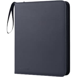 Encadernador de cartas Jravkfi, 9 bolsos com 40 mangas para 720 cartas pretas