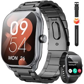 Smartwatch Haulvean Curve Military para homens com monitor de frequência cardíaca
