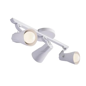 Luminária Teto Spot Trilho Triplo Direcionável Octa 3