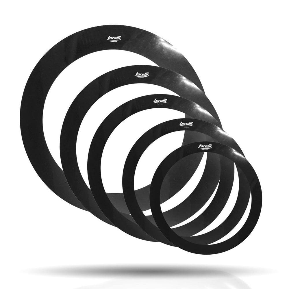 Kit Anel Abafador Equilibrado Preto 8`` 10`` 12`` 14`` 16``