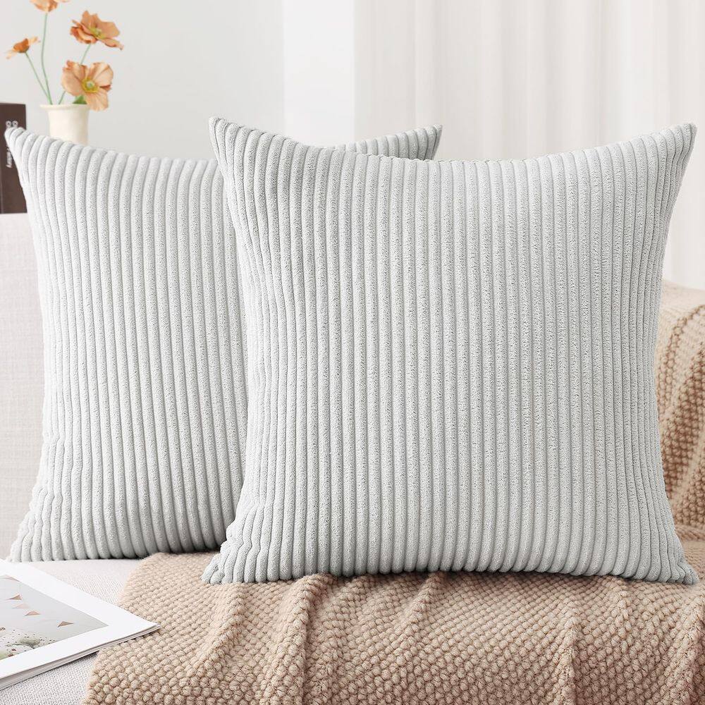 Conjunto de 2 capas de almofada Mecatny Corduroy 55x55cm