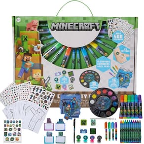 Conjunto de arte: designs inovadores de Minecraft com adesivos e tatuagens