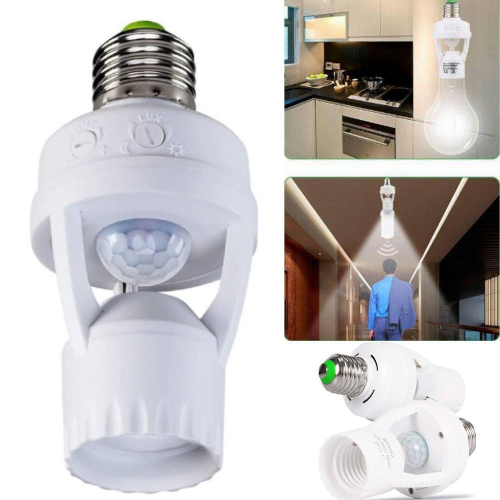 Soquete Com Luz Automática Com Acionamento Noturno