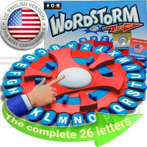 Jogo de tabuleiro 26 letras Jogos de palavras 36 cartas 144 categorias