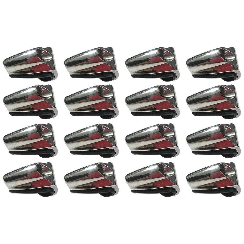 Kit 16 Garras Para Bumbo Metal Com Base Borracha 12.2