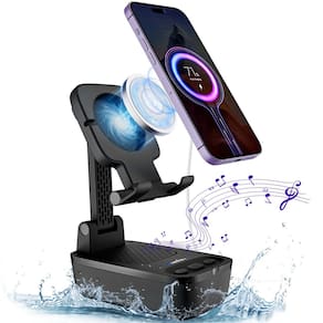 Suporte para celular com alto-falante Bluetooth à prova d`água Comiso