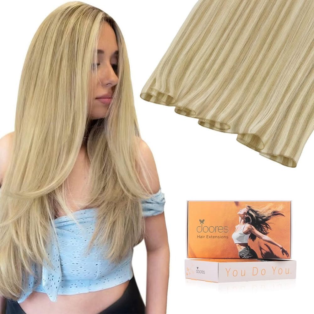 Extensões de cabelo DOORES Genius Weft Virgin Hair 14cm 40g