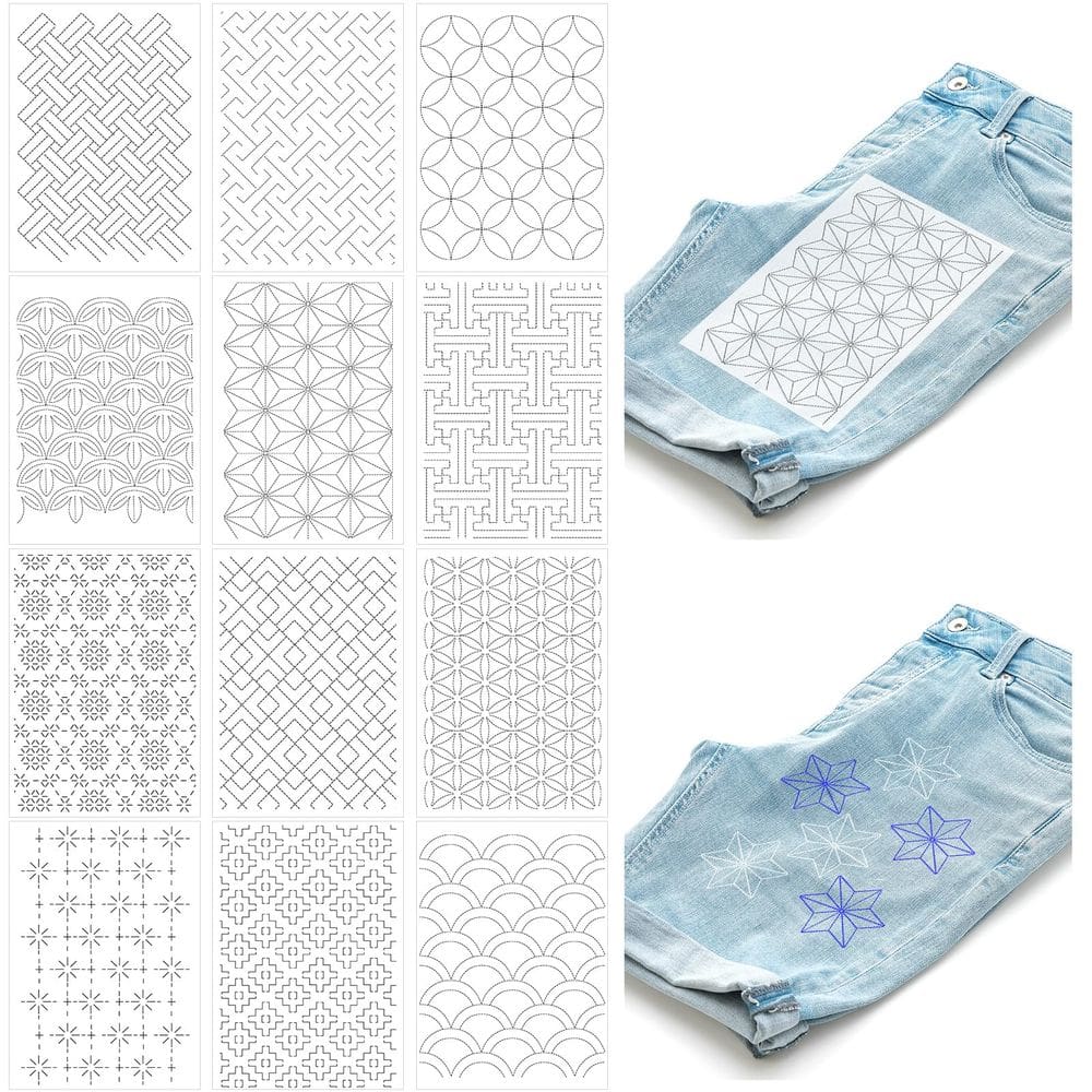 Estabilizadores de padrões de bordado solúveis em água 24 unidades Hahafelt