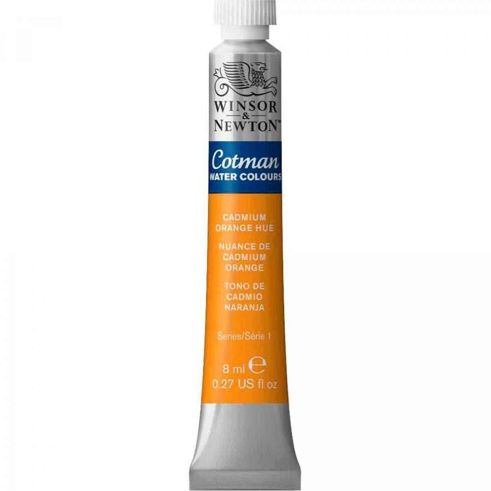 Aquarela Cotman W&N Tubo 090 Cadmium Orange Hue 8Ml