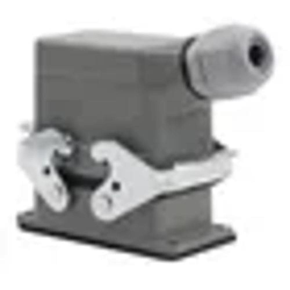 Tomada Conector Elétrica 10 Pinos - 16A - IP65 - Alumínio - Cinza