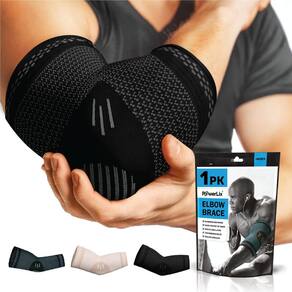 Suporte de compressão Elbow Brace POWERLIX Black XL