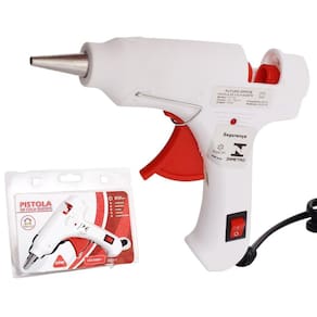 Pistola De Cola Quente Bivolt 20W Com Botão Liga/Desliga