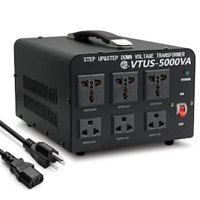Transformador conversor de tensão Cantonape 5000W 110-120V a 220-240V