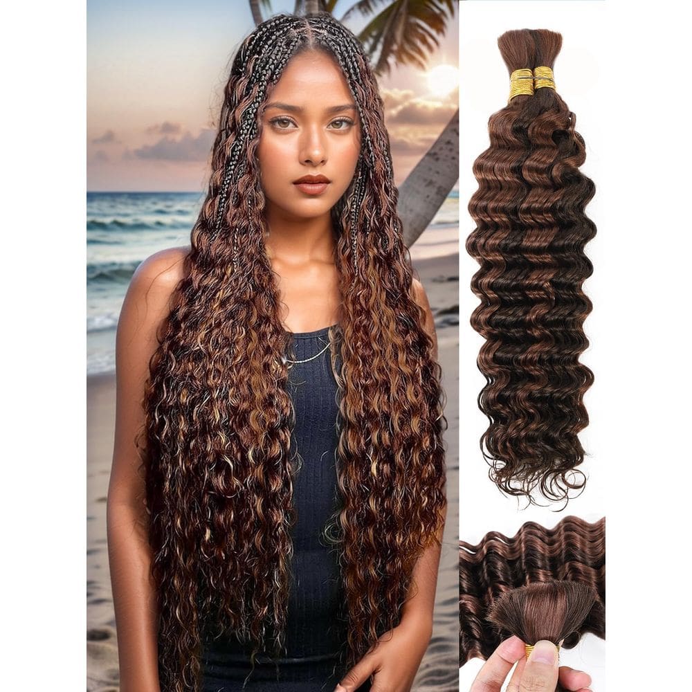 Cabelo trançado Sudreman Ombre 100g 40cm P4/30 Water Wave x2