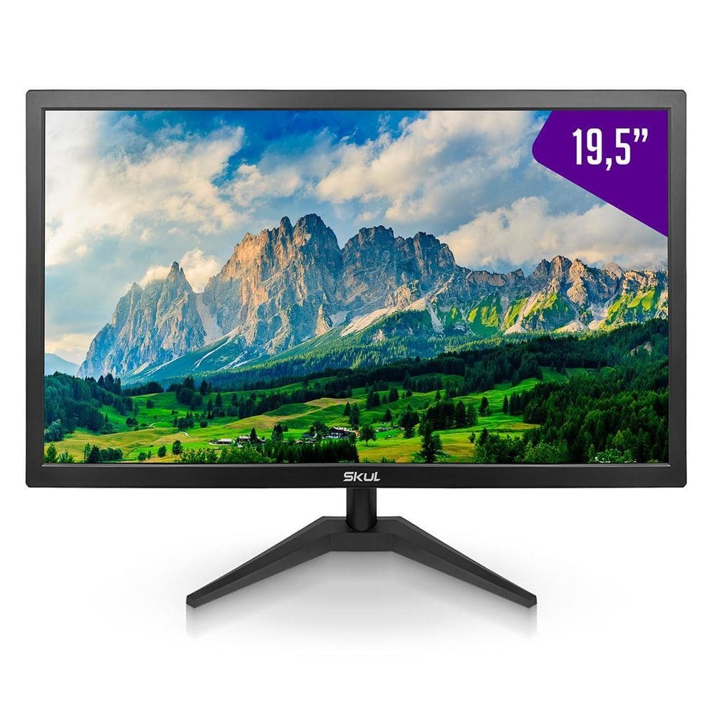 Monitor Skul 19,5 Office Led 5Ms Hdmi+Vga - Sm1955Msy