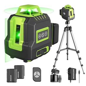 Linha cruzada autonivelante WEIDDW 360° de nível laser com tripé
