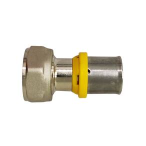 Conector Fêmea Móvel Prensar Gás 16MMX3/4" Multicamada Sferagas Kit com 50 unidades