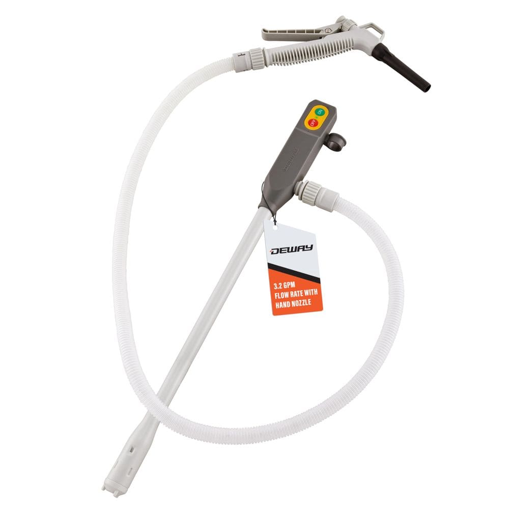 Bomba de transferência de combustível DeWay Battery-Powered Stick 3.2GPM