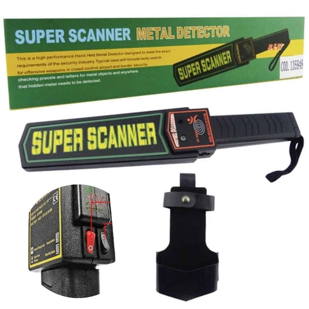Detector De Metal Ergonômico Para Uso Em Garagem