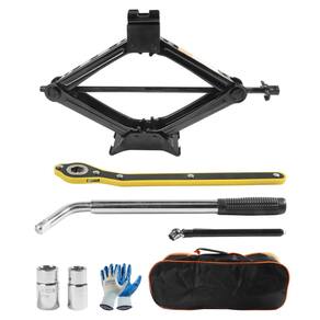 Jack SCUARI para carro de 2 toneladas com chave de alça e kit de troca de pneus