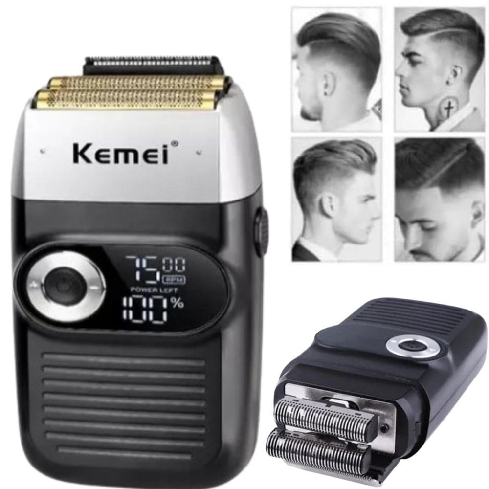 Barbeador Kemei Km-2026 Compacto Para Barbear Em Casa