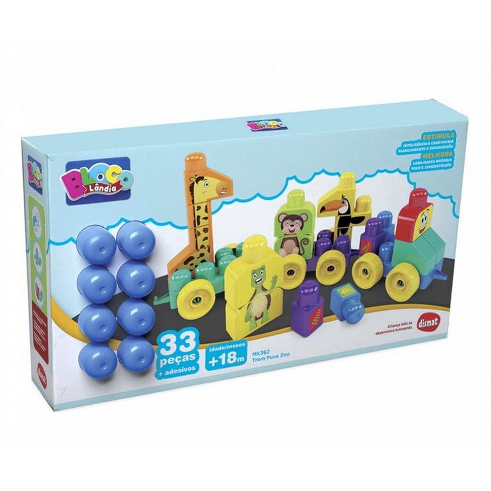 Trem Puxa Zoo - Dismat