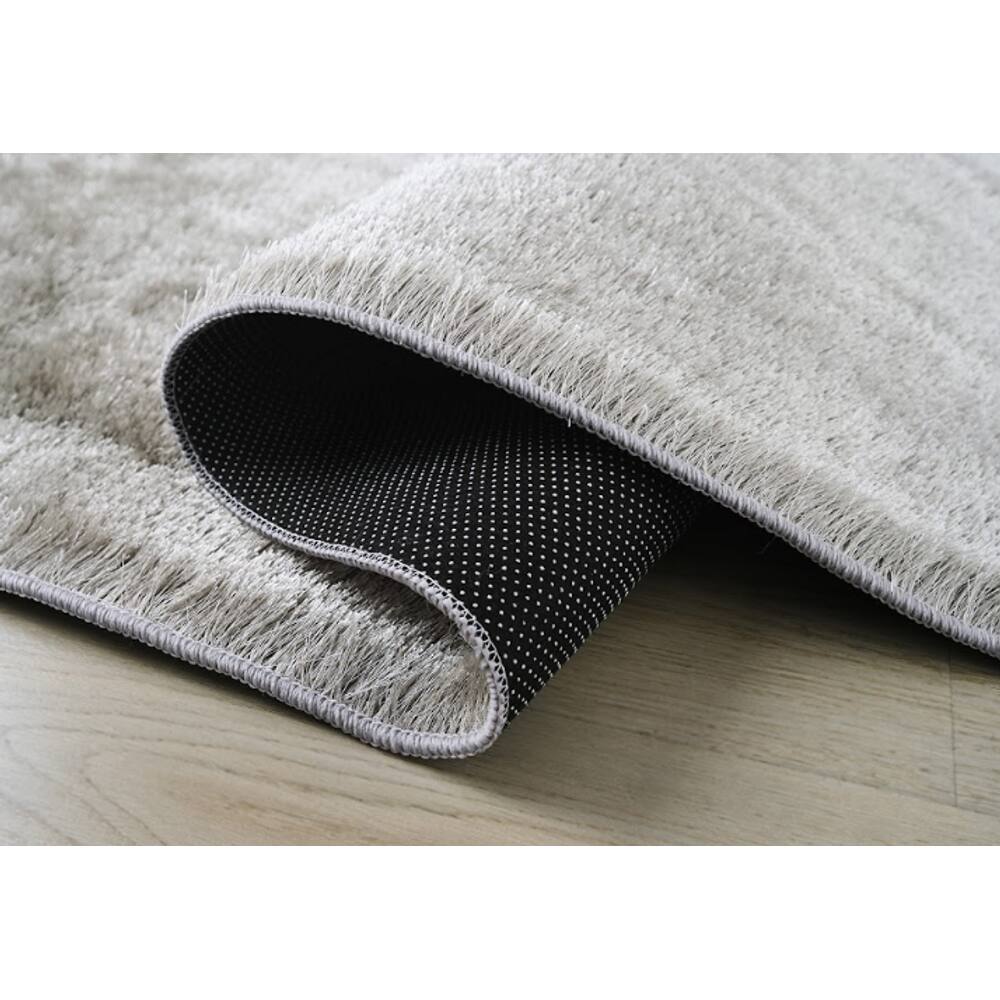 Tapete Esplendor Antiderrapante 100% Poliéster 100x140cm Jolitex - Esplendor Cinza