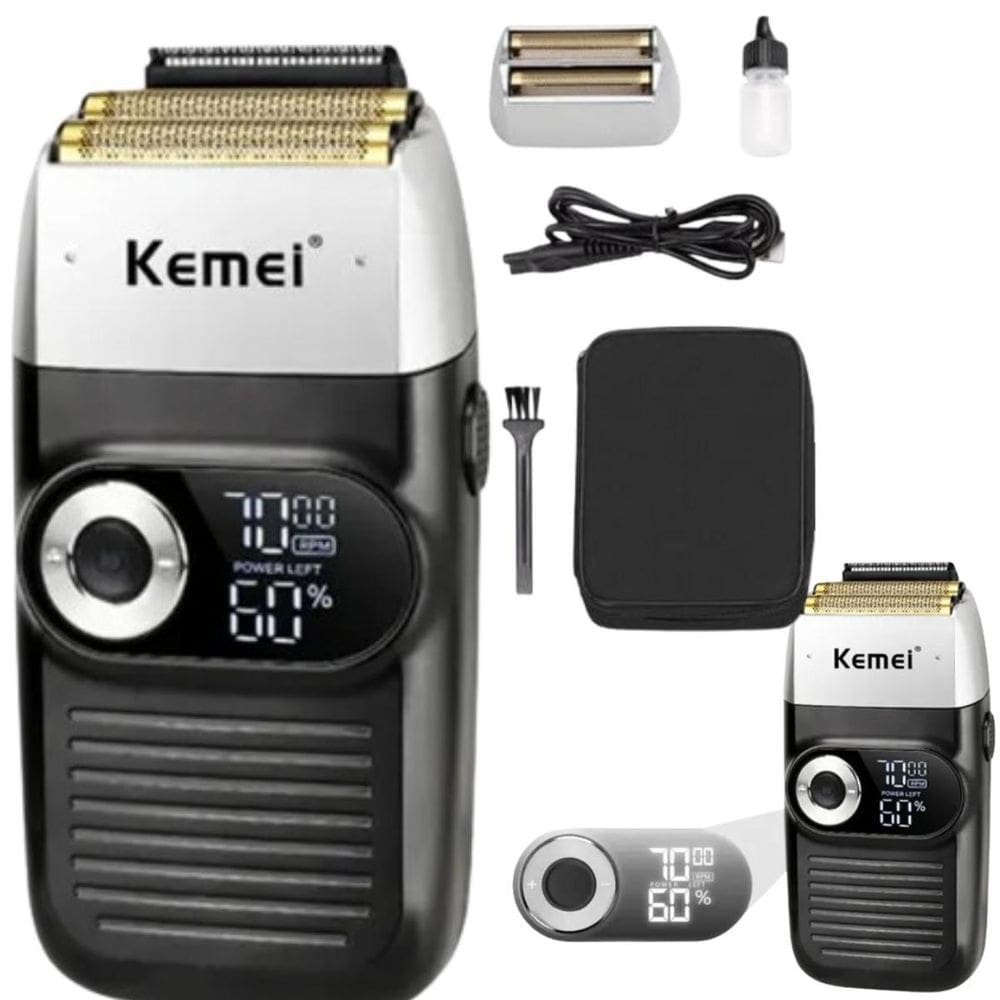 Barbeador Kemei Km-2026 Durável Para Barbear Suave