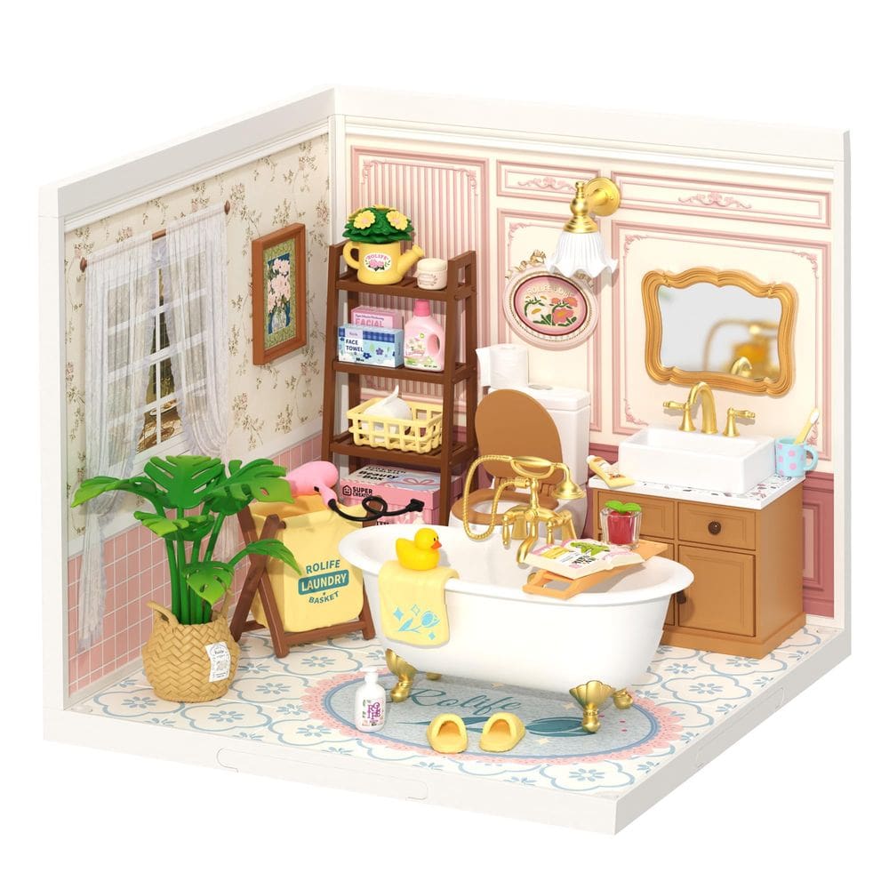 Conjunto de construção de brinquedos ROBOTIME Super Creator DIY Miniature House