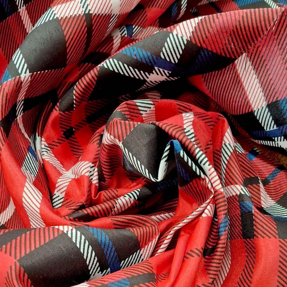 Tecido Chita Estampado Importada Festa Junina Rolo 3 Metros