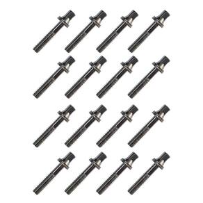 Kit 16 Parafuso Afinação De Bateria 30Mm X 5Mm 7/32 Cromado