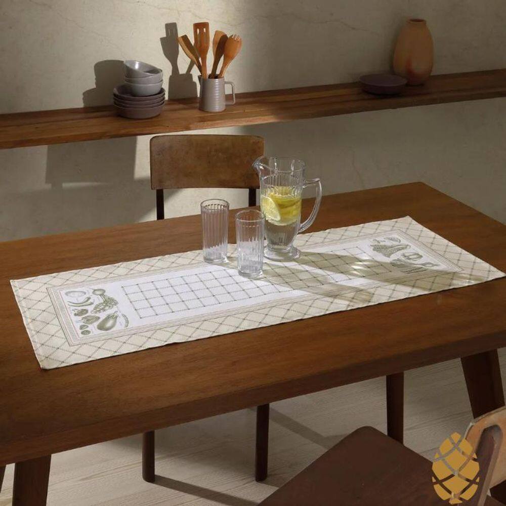 Trilho Caminho Dohler Clean Renova 37X100Cm Estampa Charlott