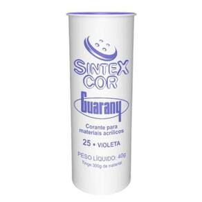 Corante Materiais Acrílicos Sintexcor Guarany 40G Violeta