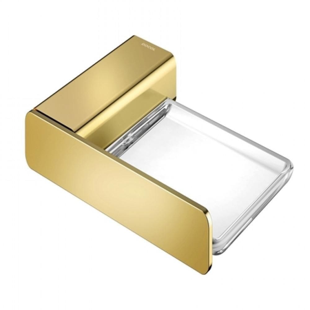 Saboneteira De Parede Flat Ouro Polido Docol