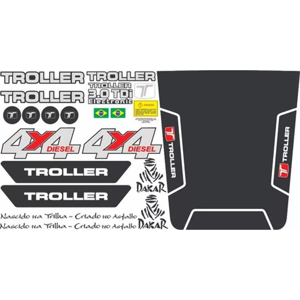 Kit Adesivos Para Troller Completo