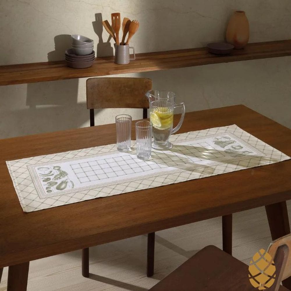 Trilho Caminho Dohler Clean Renova 37X100Cm Estampa Charlott