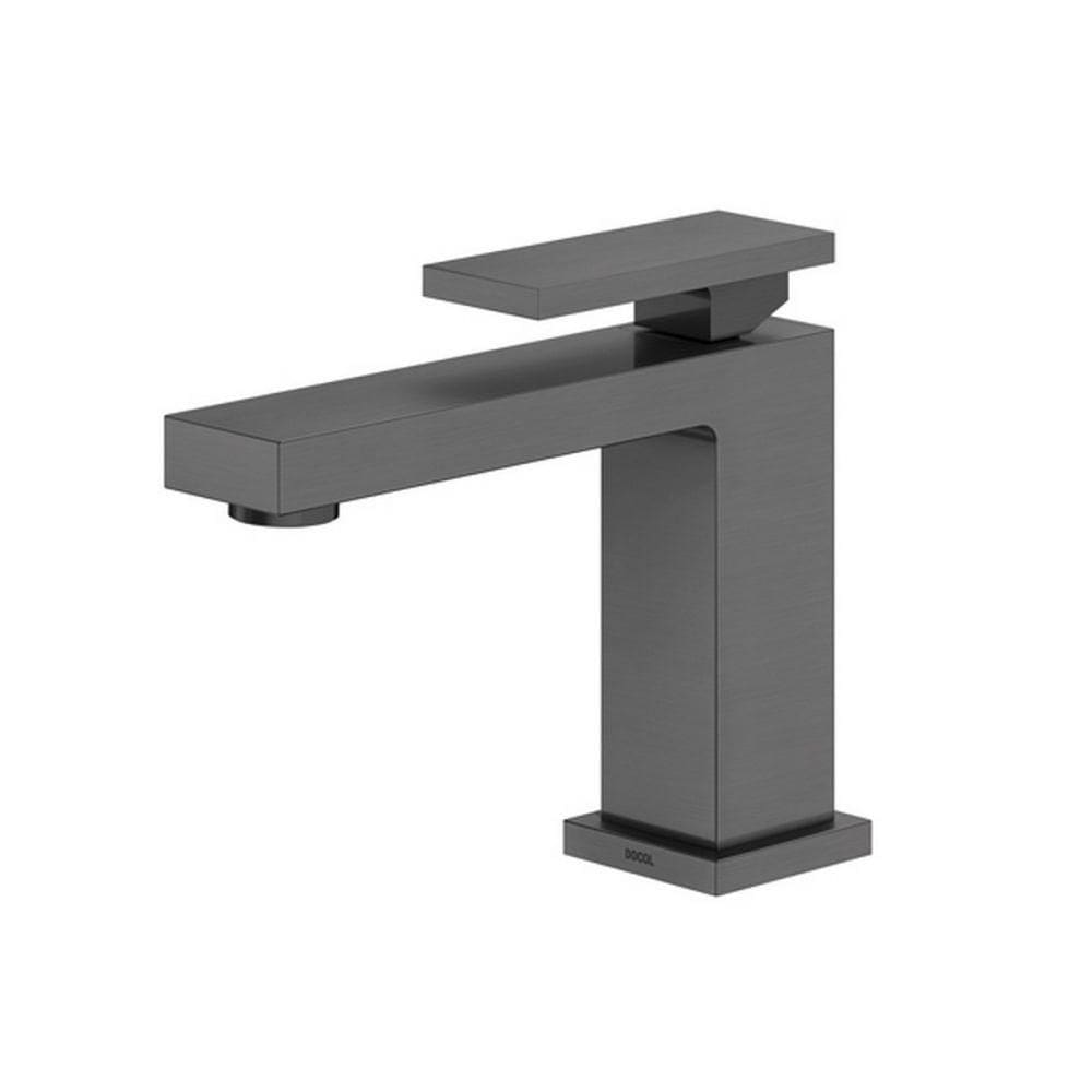 Torneira Para Lavatório De Mesa New Edge Bica Baixa Grafite Escovado Docol