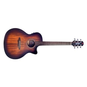 Violão Eletroacústico Seizi Supreme Mirai Ryu Cutaway Solid Top Koa Burst