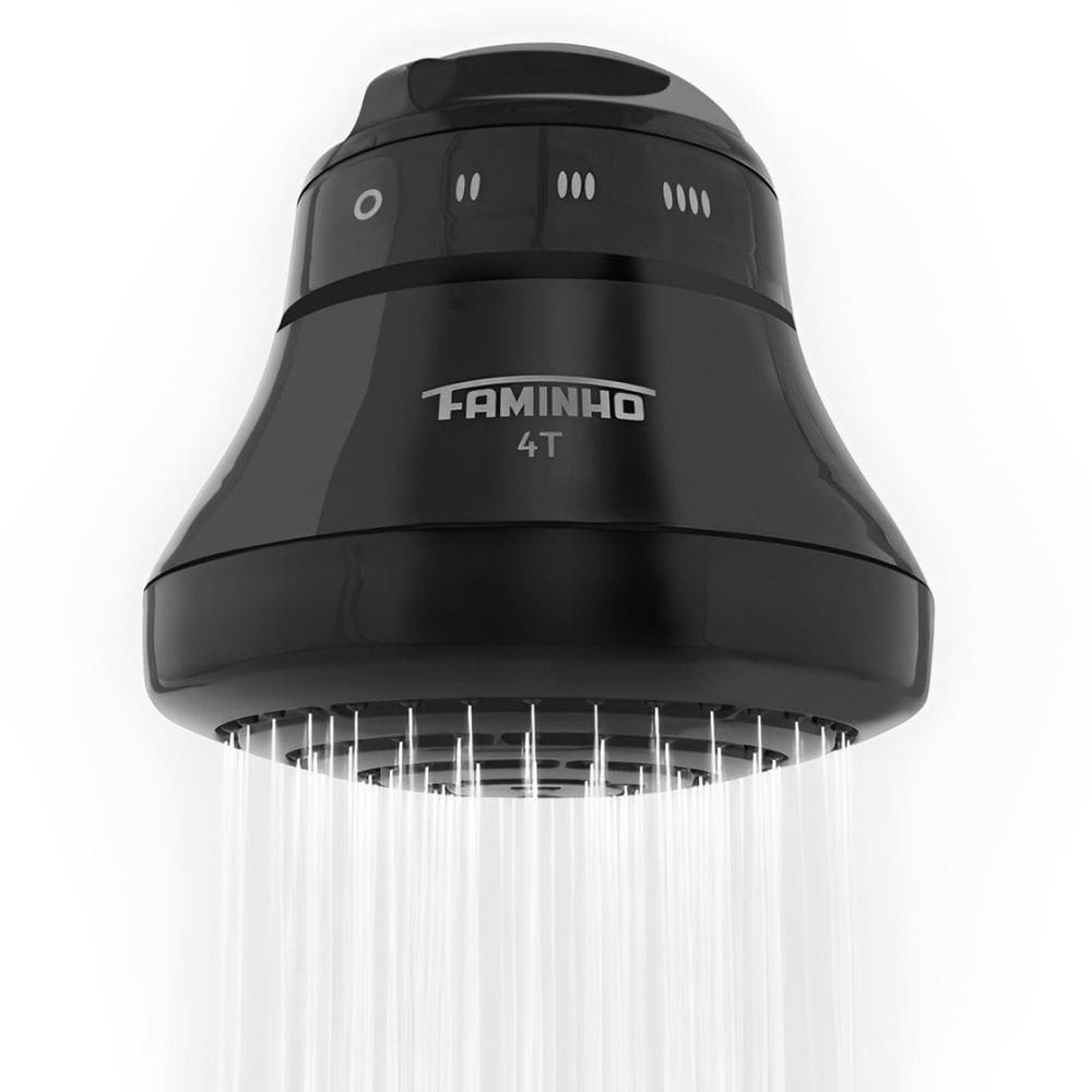 Ducha Faminho Black Multitemperatura 4T 220V 6.800W Fame
