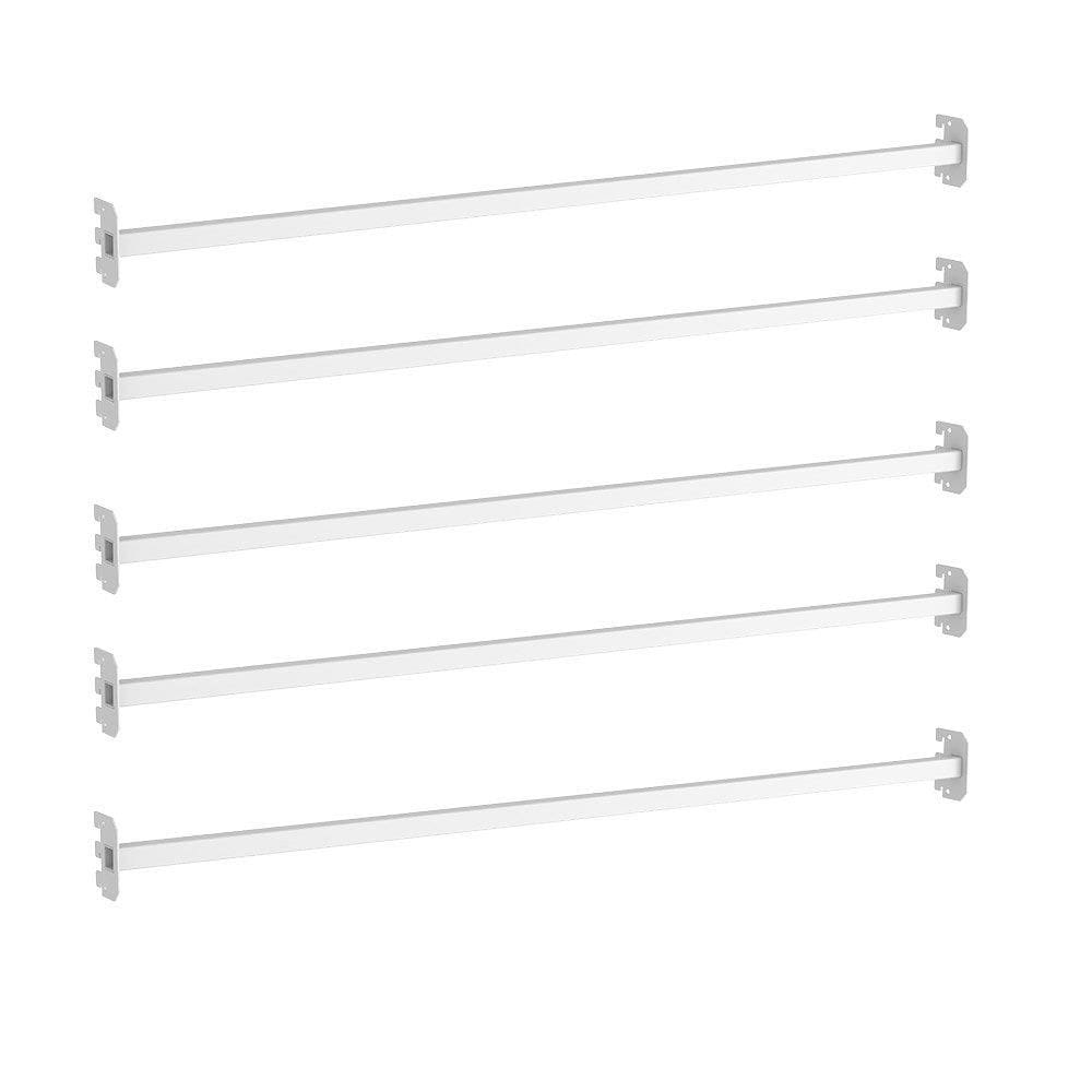 Porta Gancheira Amapá 0,90M Branco - Embalagem com 5 Unidades