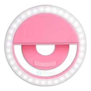 Ring Light Luz Selfie Vídeo Celular Tablet Notebook Rosa