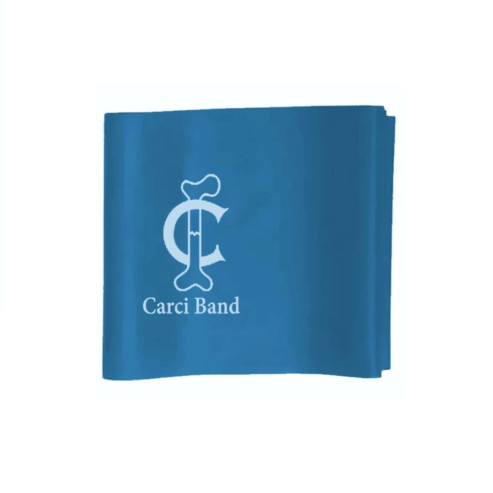Faixa Elástica Carci Band Azul Resistência Média Forte 1,5M - Exercícios E Fisioterapia de Reabilitação