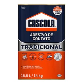 Cola de Contato Tradicional sem Toluol 14Kg CASCOLA-1406651
