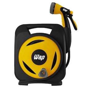 Mangueira Com Enrolador E Esguicho Múltiplo WAP GMEEM01