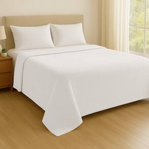 Manta Blanket High 300 Casal Toque De Seda 180x220cm - Kacyumara - Branco