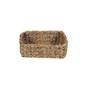 Cesto Ecoeama Retangular para Frutas e Objetos de Seagrass - Jolitex MEK - M