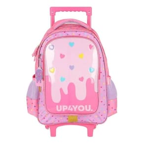 Mochila C/Rodinha Up4you Sorvete Pink Ic41072up