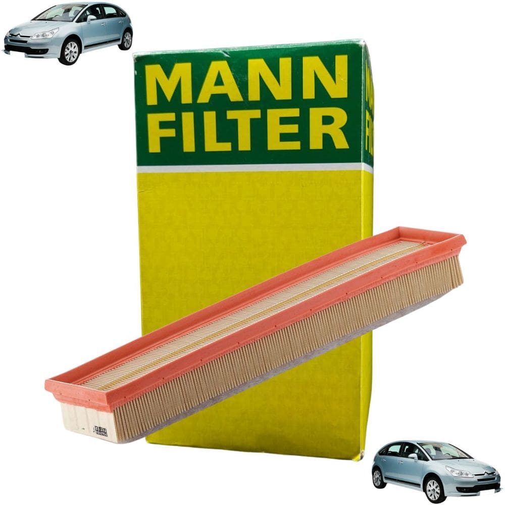 C 4292/2 - Filtro De Ar - C4 2008 A 2013 / 206 2000 A 2008 / 207 2008 A 2013 / 307 2006 A 2012 / 308 2011 A 2016 / Hoggar 2010 A 2014 - Mann Filter