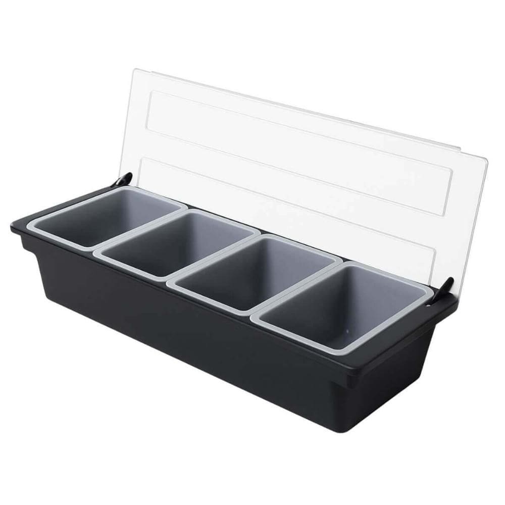 Porta Condimentos Profissional 4 Divisórias Weck Barman Frut